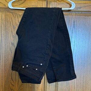 Anthropologie Edwin pixie 9” midrise skinny jean black